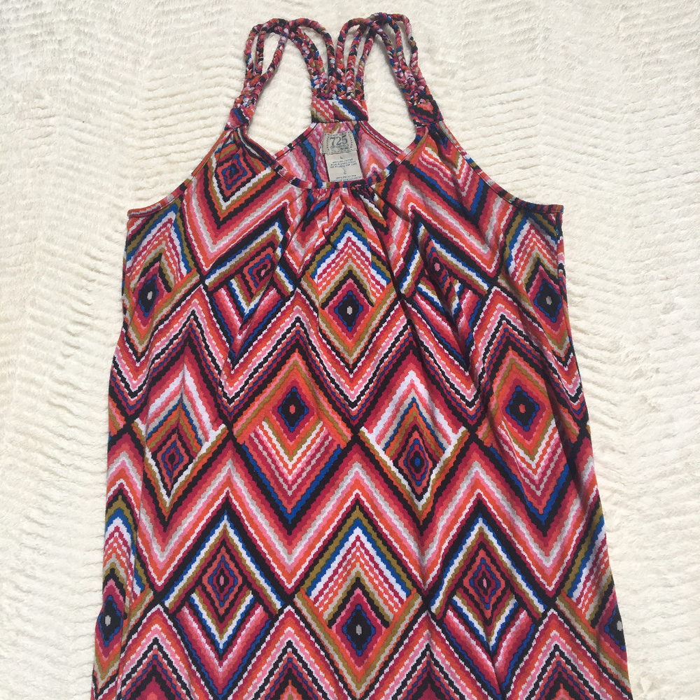 Raser Back 725 Boho Hippie Tank Top Size L